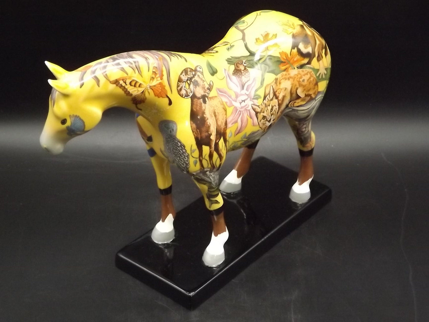 Vintage Trail of Painted Ponies "Wilderness Roundup" Thoroughbred forest wildlife Horse figurine. Edition 3E/0125 item #1588. No box or COA.