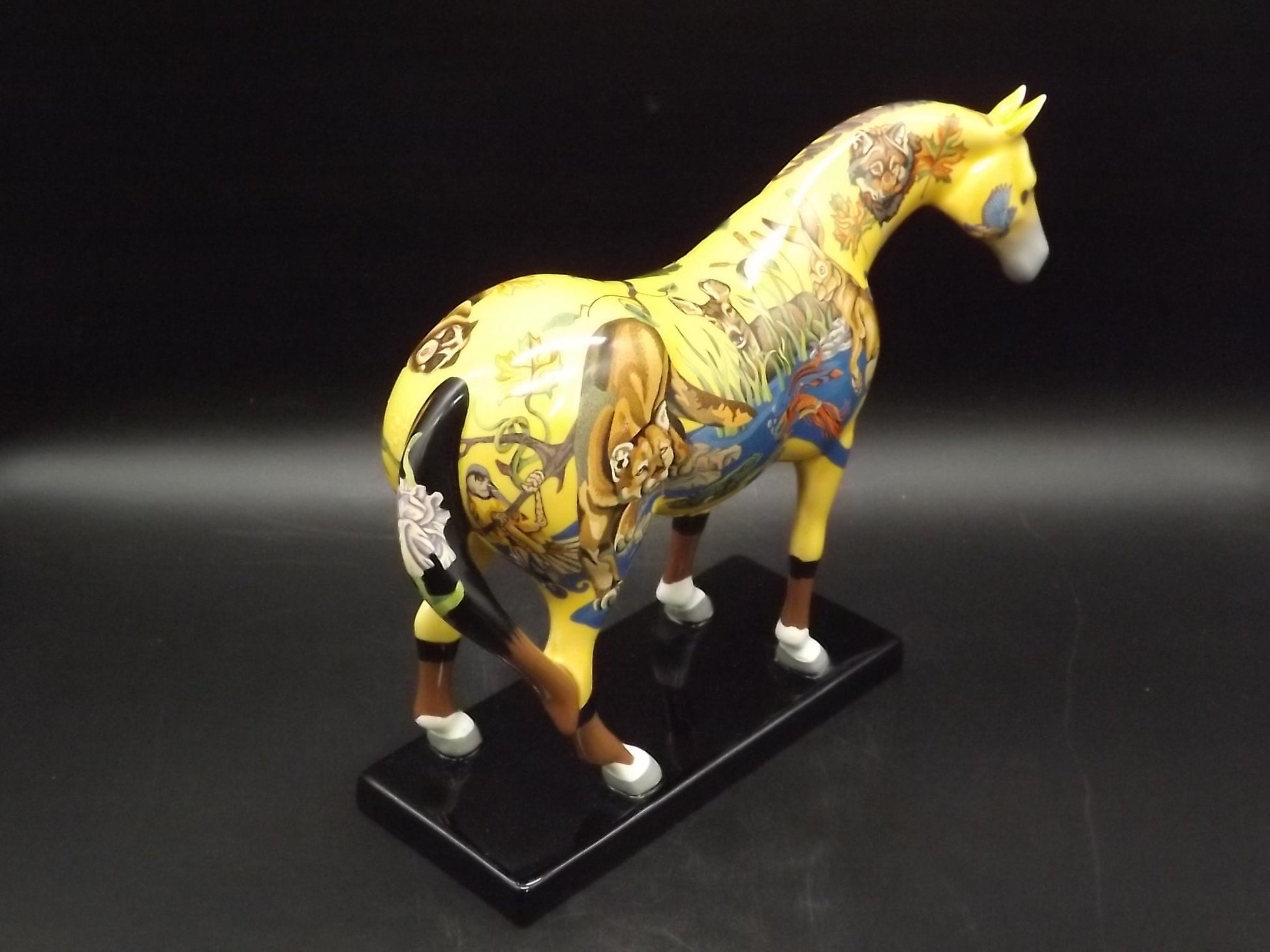Vintage Trail of Painted Ponies "Wilderness Roundup" Thoroughbred forest wildlife Horse figurine. Edition 3E/0125 item #1588. No box or COA.