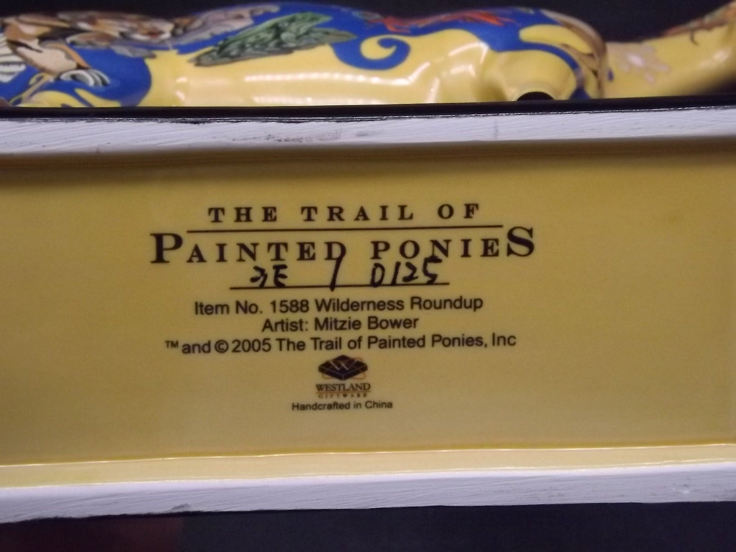 Vintage Trail of Painted Ponies "Wilderness Roundup" Thoroughbred forest wildlife Horse figurine. Edition 3E/0125 item #1588. No box or COA.