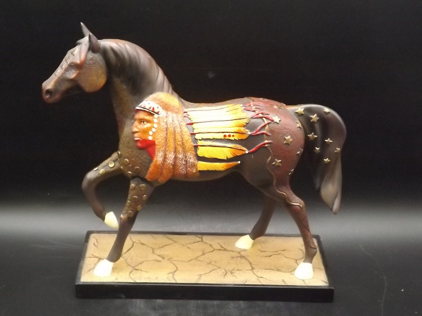 Vintage Trail of Painted Ponies "Dream Walker" Horse figurine. Edition 1E/9324. Item #12263 with original box and COA.