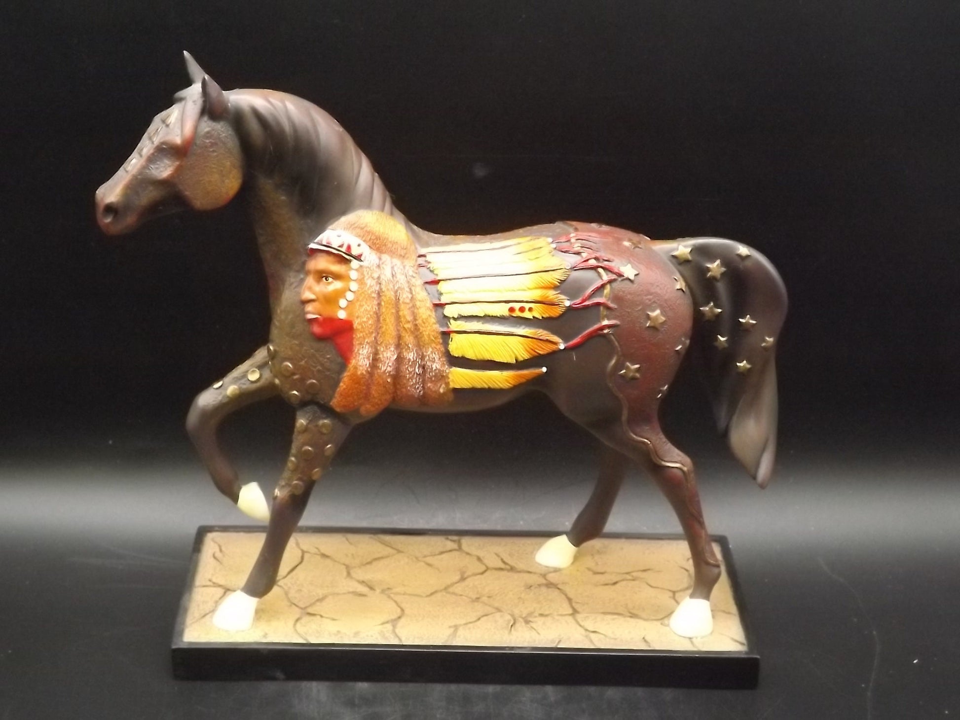 Vintage Trail of Painted Ponies "Dream Walker" Horse figurine. Edition 1E/9324. Item #12263 with original box and COA.