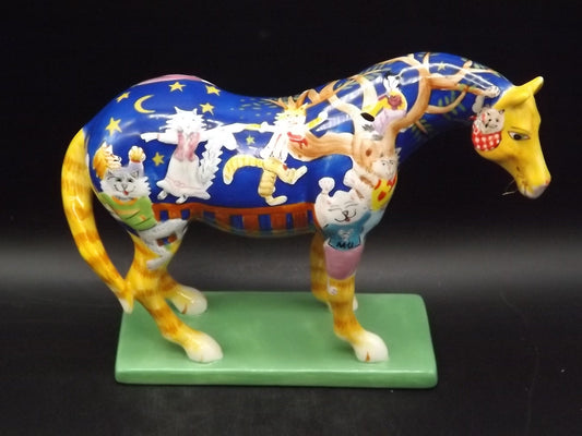 Vintage Trail of Painted Ponies "Kitty Cat Ball" Porcelain Horse figurine. Edition 2E/1358. Item #1585 no box or COA.