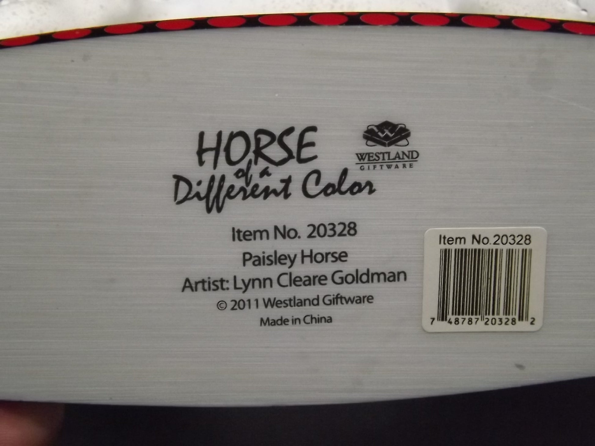 Westland "Paisley Horse" Figurine: Limited Edition Resin Collectible