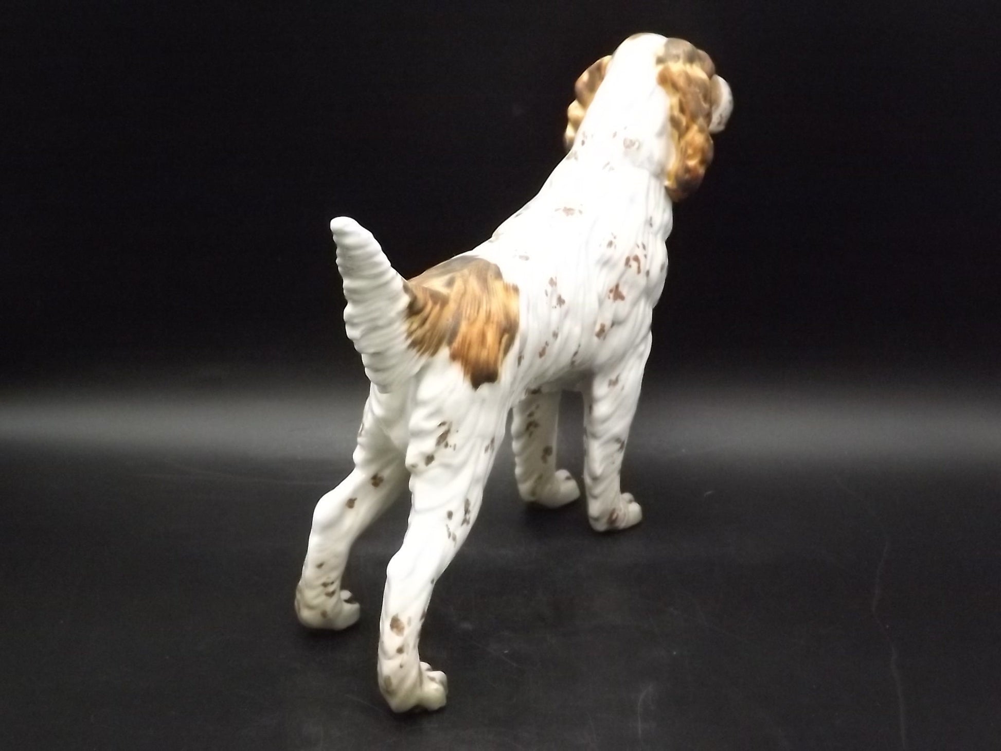 Vintage C. Martinu English Setter Figurine: 1970s Spanish Decor