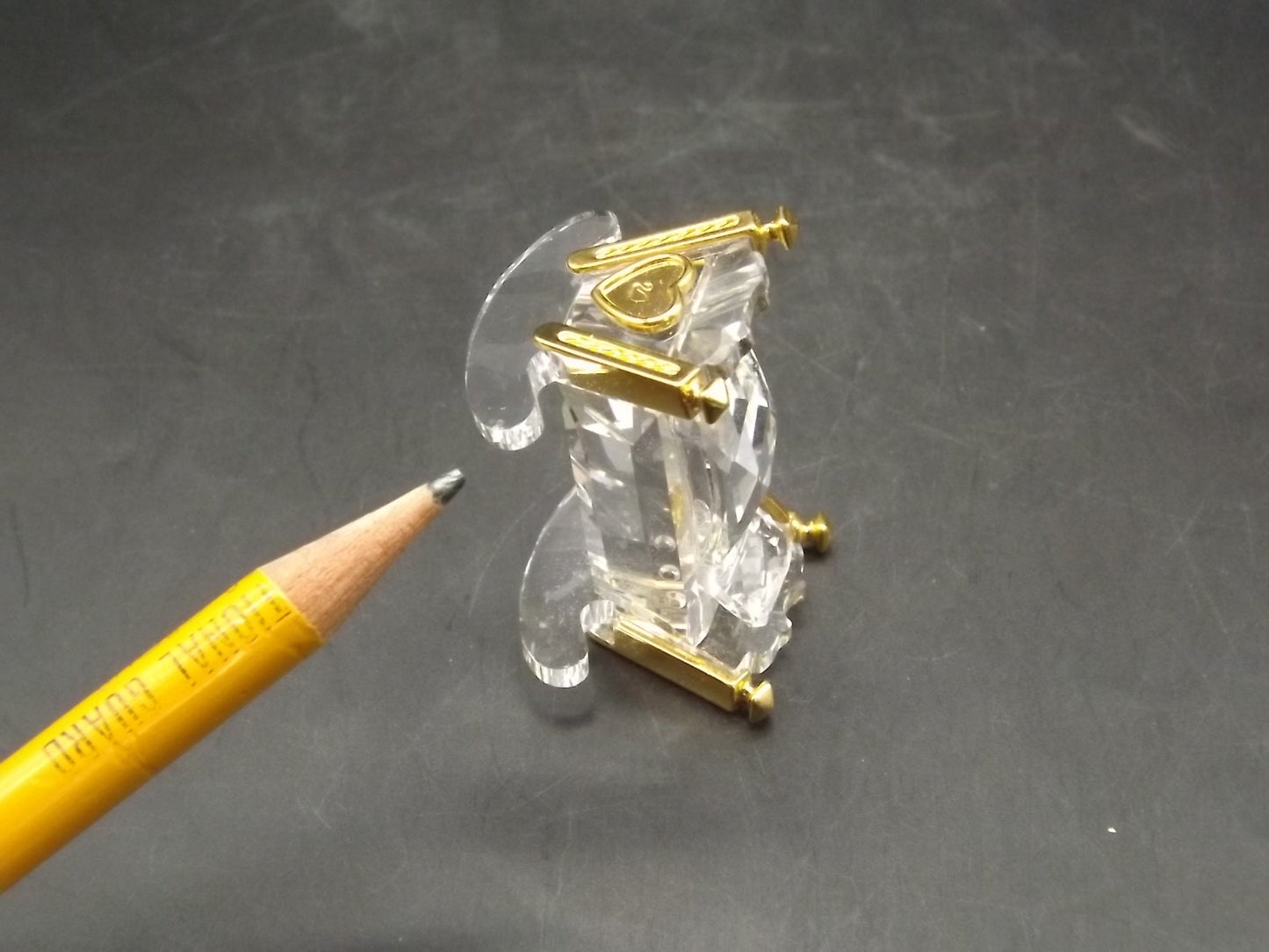 Vintage Swarovski Crystal Memories "Baby Crib Cradle" Figurine. Great Condition with original box. Very small chip as shown in photos.