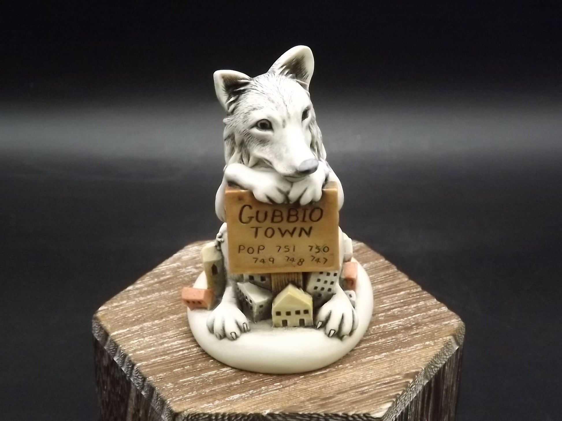 Retired Harmony Kingdom "Gubbio Town" Jest Figurine with original box and COA. Excellent condition. Only 500 pieces made!