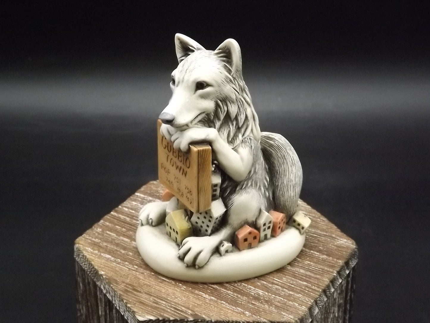 Retired Harmony Kingdom "Gubbio Town" Jest Figurine with original box and COA. Excellent condition. Only 500 pieces made!