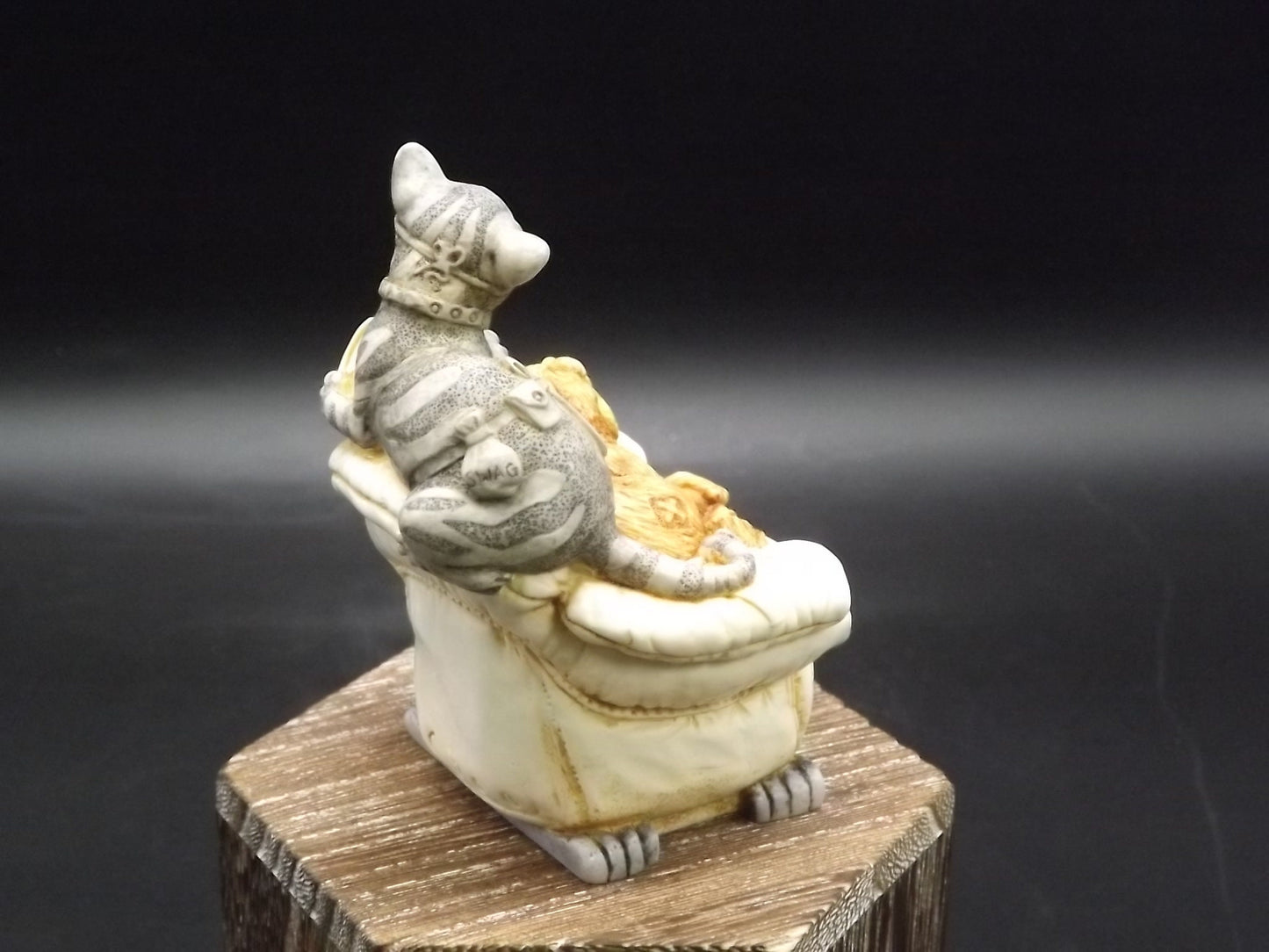 Retired Harmony Kingdom "Fishy Business" Jest Figurine with original box. Excellent condition. Artist Signed!