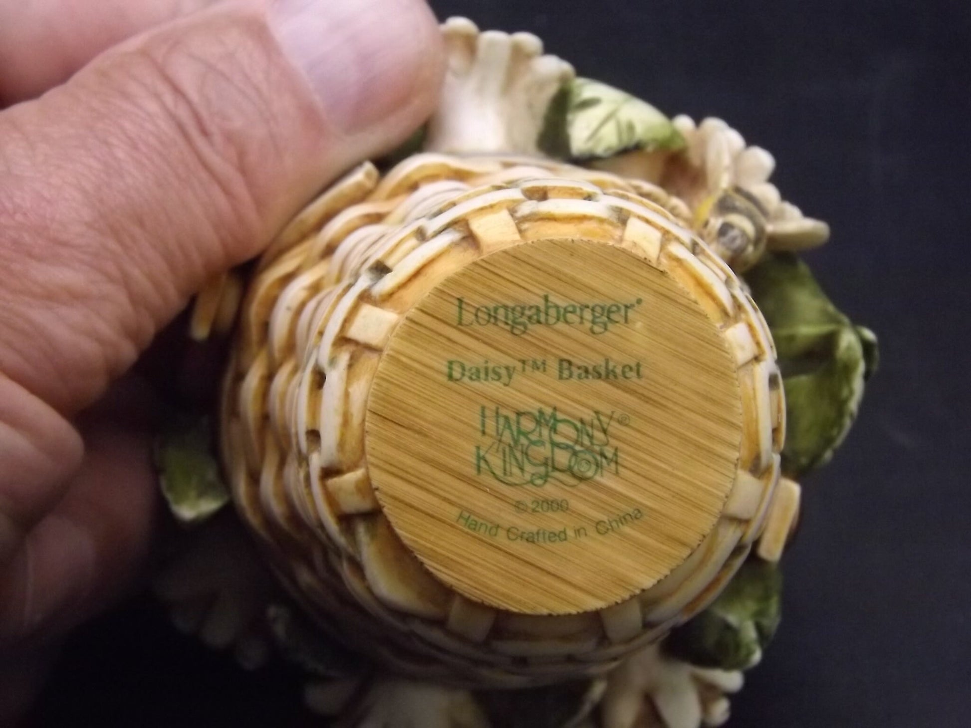 Harmony Kingdom Daisy Basket Figurine: Longaberger Exclusive, Limited Edition