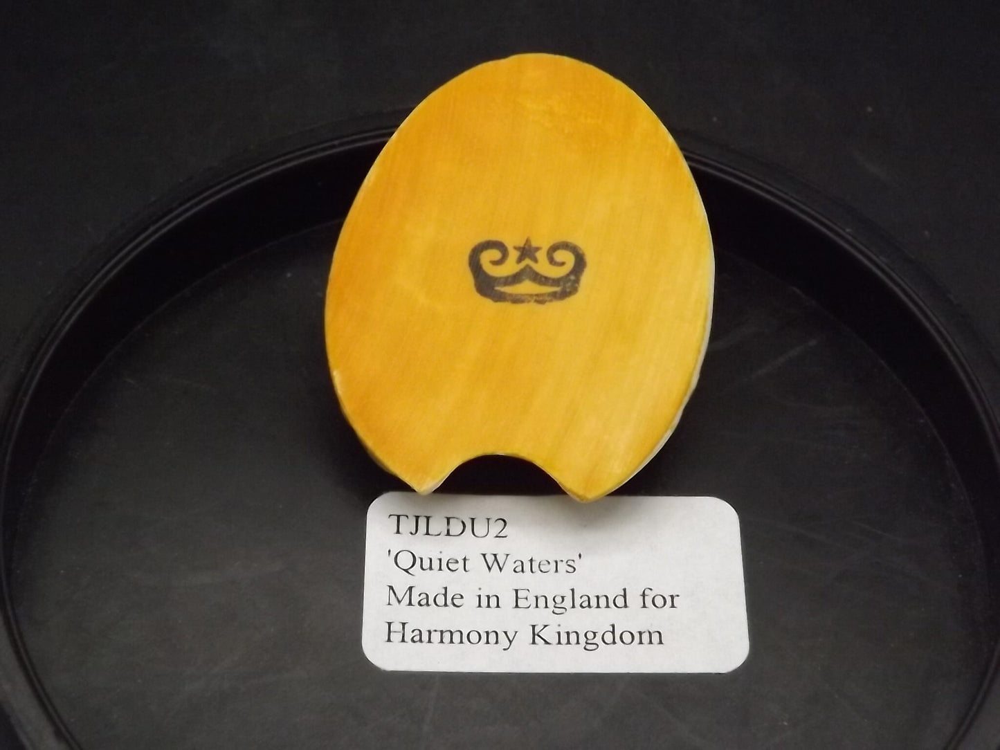 Retired 1990 Harmony Kingdom Duck Figurine: Quiet Waters Treasure Jest