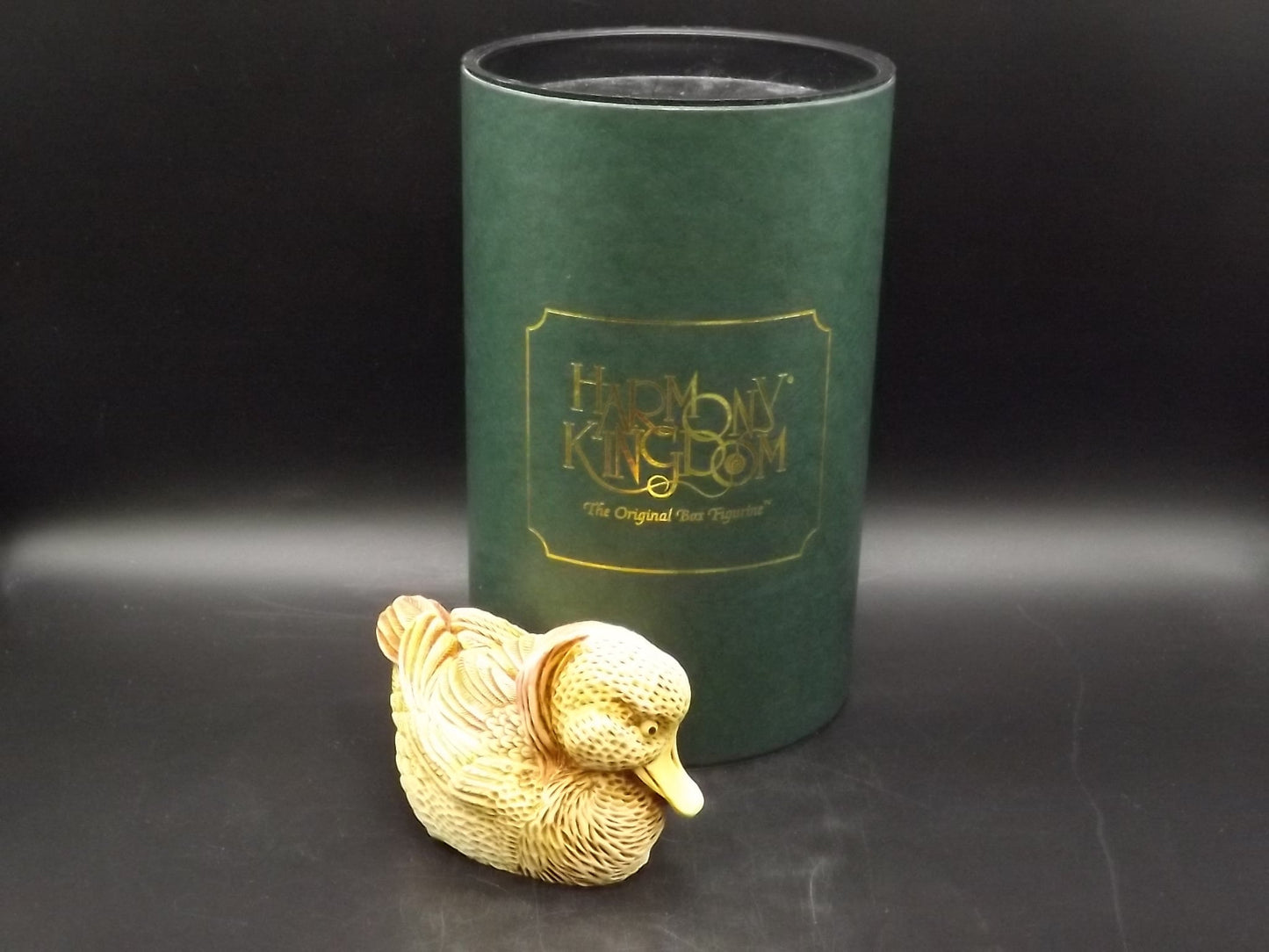 Retired 1990 Harmony Kingdom Duck Figurine: Quiet Waters Treasure Jest