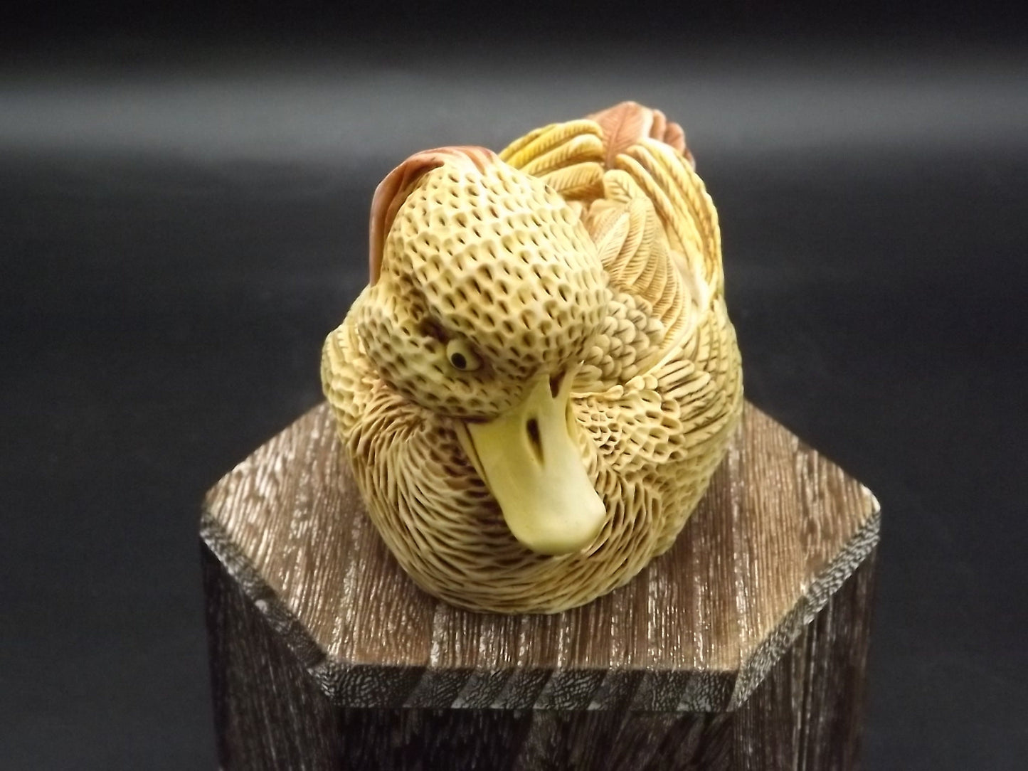 Retired 1990 Harmony Kingdom Duck Figurine: Quiet Waters Treasure Jest