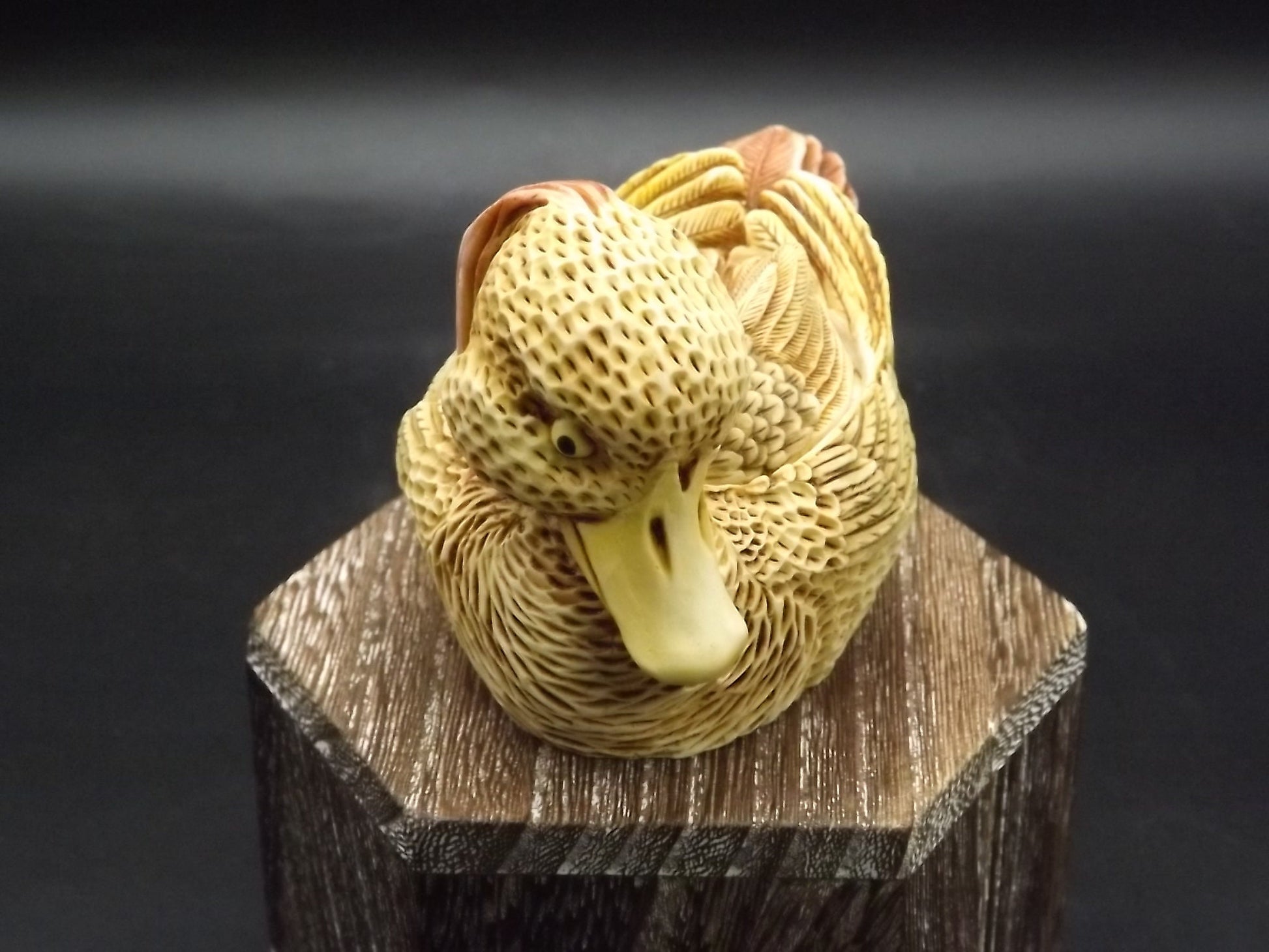 Retired 1990 Harmony Kingdom Duck Figurine: Quiet Waters Treasure Jest