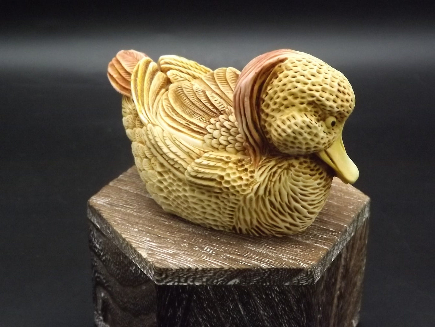 Retired 1990 Harmony Kingdom Duck Figurine: Quiet Waters Treasure Jest