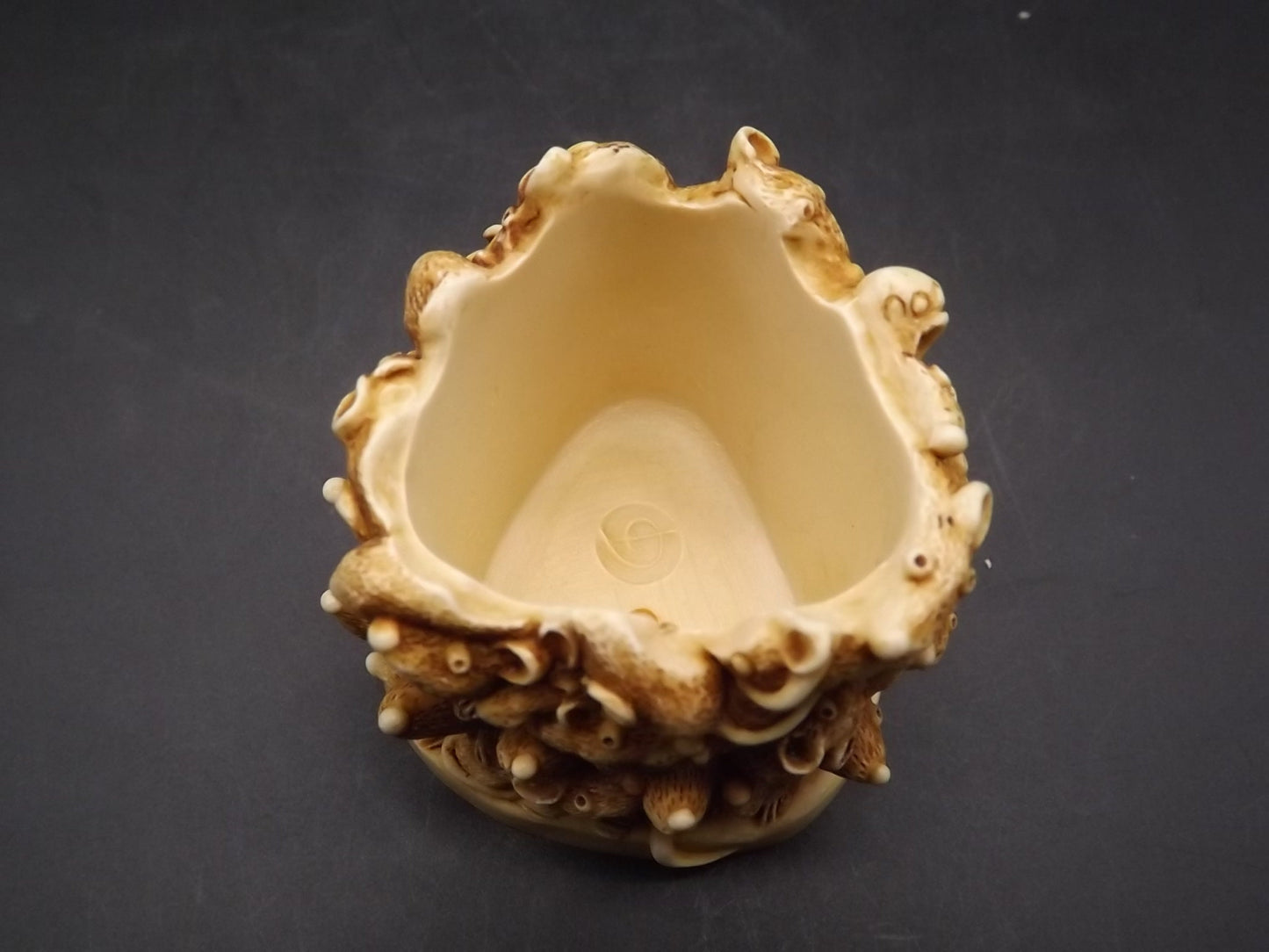 Retired 1994 Harmony Kingdom "Too Much of a Good Thing" Jest Figurine with box. Excellent condition. Cat surrounded by Mice.