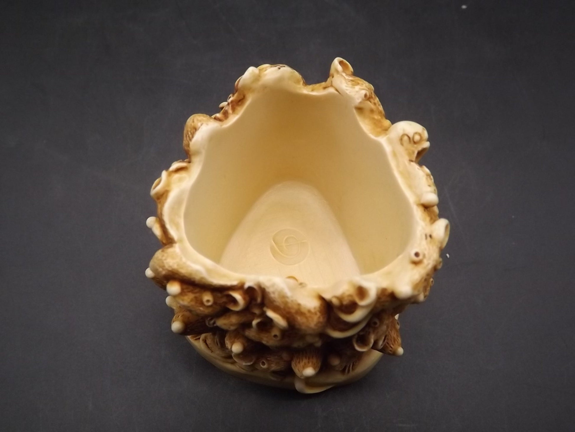 Retired 1994 Harmony Kingdom "Too Much of a Good Thing" Jest Figurine with box. Excellent condition. Cat surrounded by Mice.