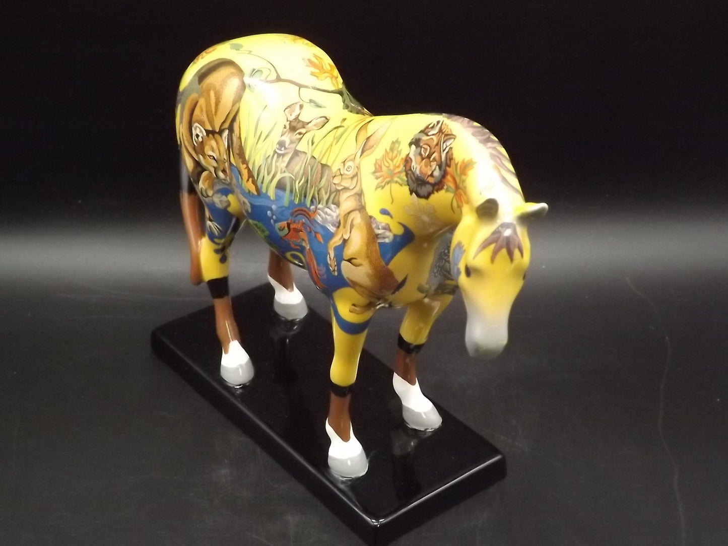 Vintage Trail of Painted Ponies "Wilderness Roundup" Thoroughbred forest wildlife Horse figurine. Edition 3E/0125 item #1588. No box or COA.