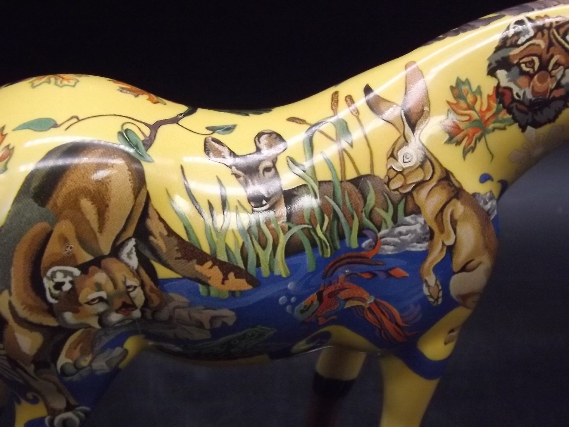 Vintage Trail of Painted Ponies "Wilderness Roundup" Thoroughbred forest wildlife Horse figurine. Edition 3E/0125 item #1588. No box or COA.