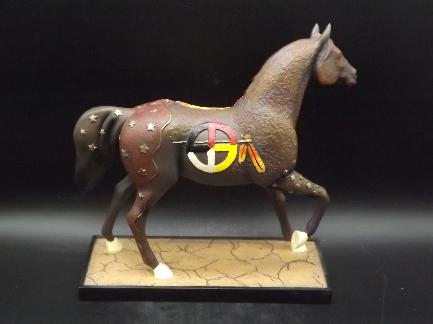 Vintage Trail of Painted Ponies "Dream Walker" Horse figurine. Edition 1E/9324. Item #12263 with original box and COA.