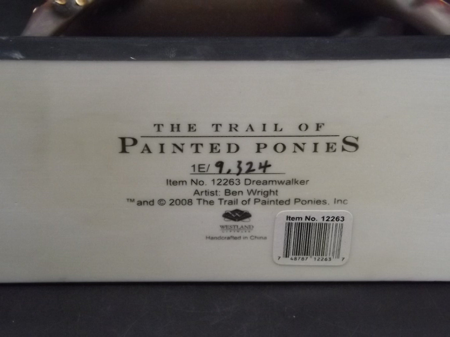 Vintage Trail of Painted Ponies "Dream Walker" Horse figurine. Edition 1E/9324. Item #12263 with original box and COA.