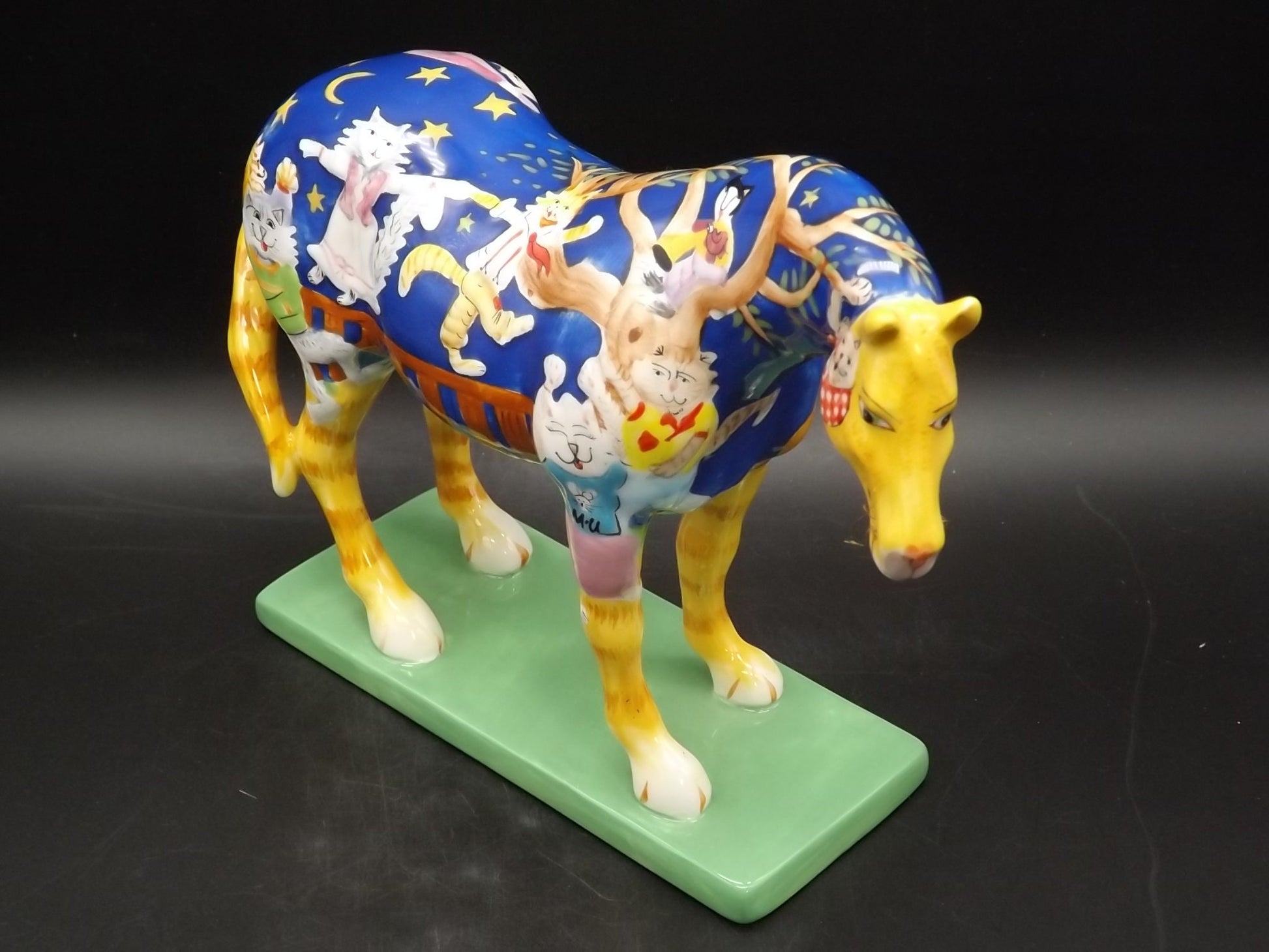 Vintage Trail of Painted Ponies "Kitty Cat Ball" Porcelain Horse figurine. Edition 2E/1358. Item #1585 no box or COA.