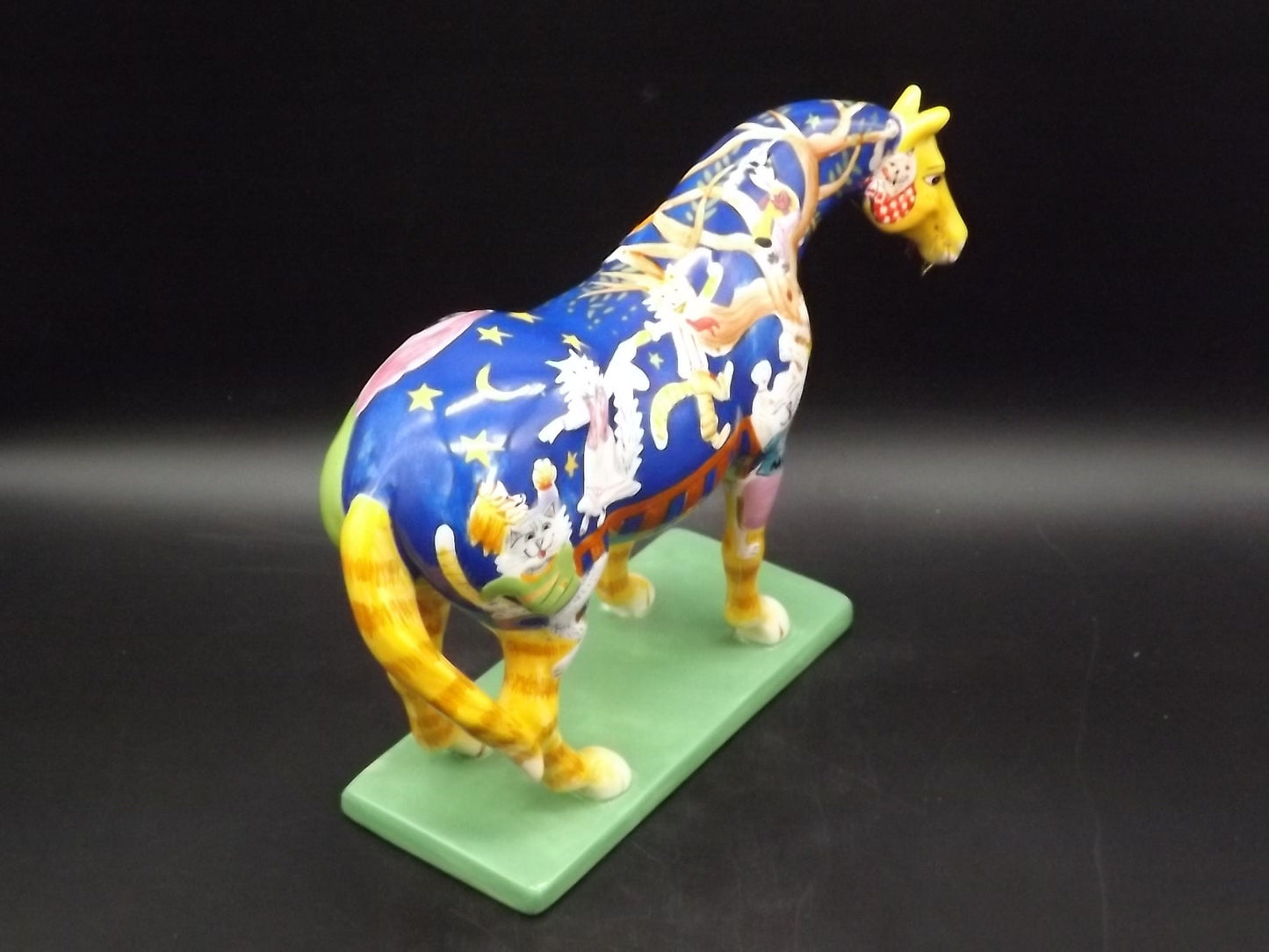 Vintage Trail of Painted Ponies "Kitty Cat Ball" Porcelain Horse figurine. Edition 2E/1358. Item #1585 no box or COA.