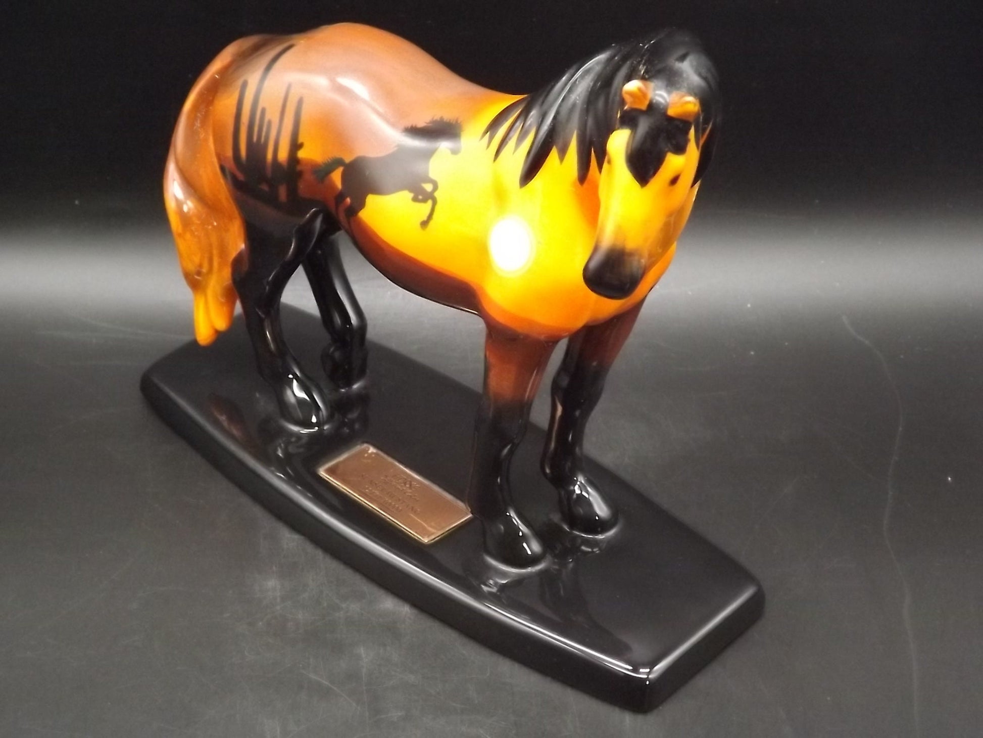 Westland "Sunset Mustang" Horse Figurine: Limited Edition Porcelain Collectible