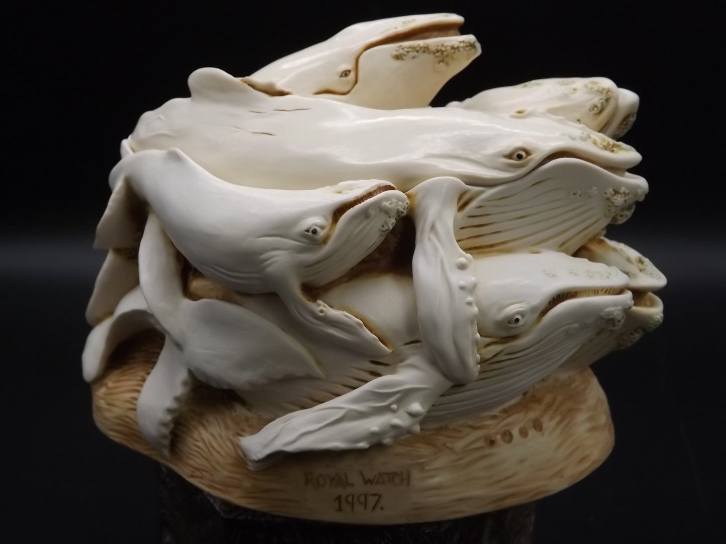 Retired Harmony Kingdom "Big Blue" treasure Jest Royal Watch 1997 with original box. Rare Special Order Only not for retail sale piece.