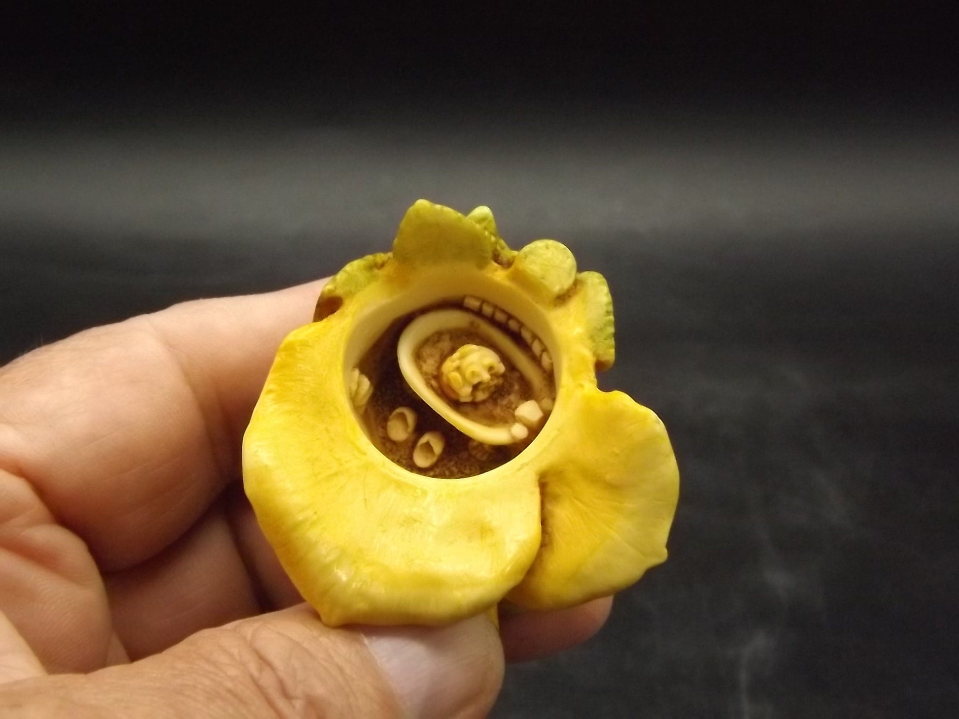 Harmony Kingdom Yellow Rose Box Figurine - Limited Edition 1997