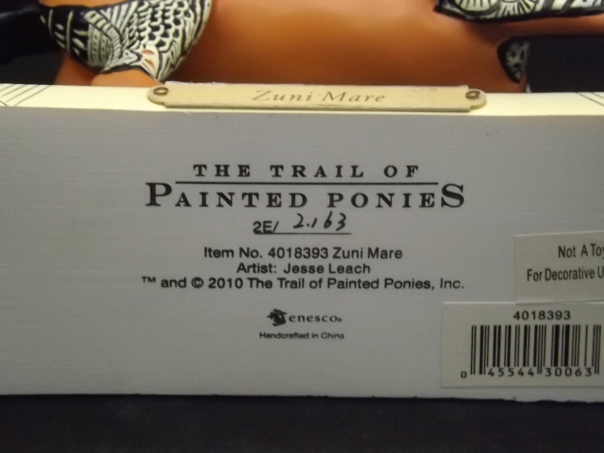 Vintage Trail of Painted Ponies "Zuni Mare" Resin Horse figurine. Edition 2E/2163. Item #4018393 no box or COA.