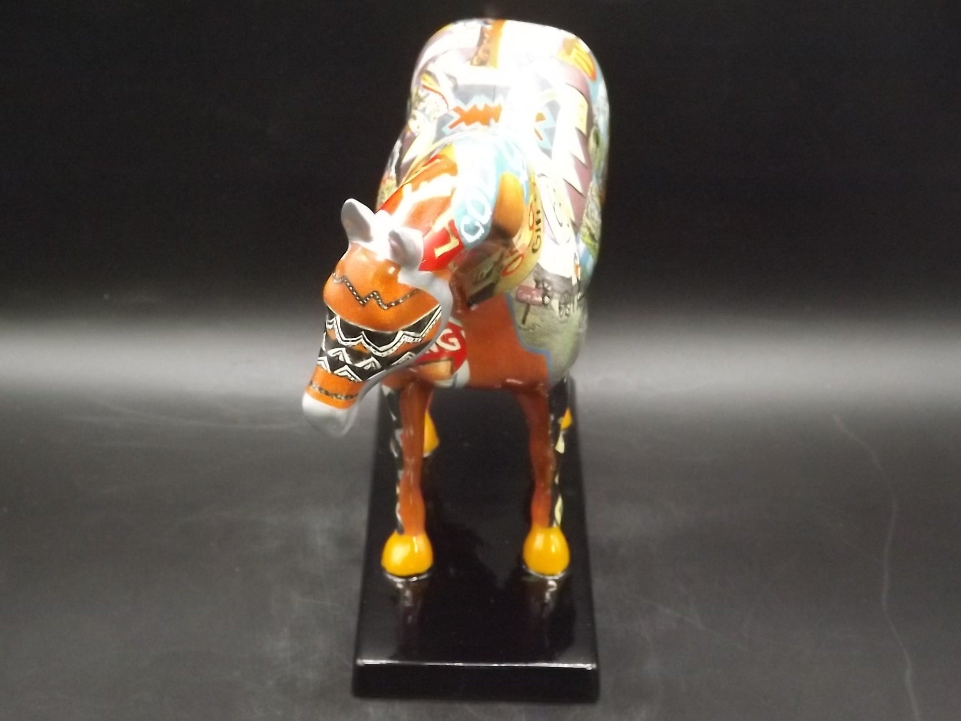 Vintage Trail of Painted Ponies "Route 66 Horse" Porcelain Horse figurine. Edition 3E/6127. Item #1460 with hang tag but no box.