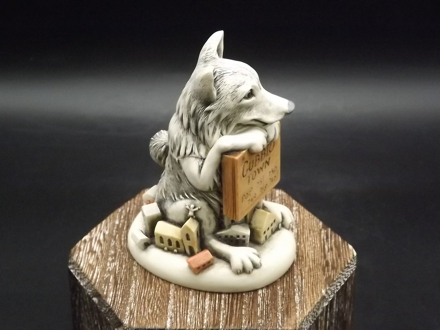 Retired Harmony Kingdom "Gubbio Town" Jest Figurine with original box and COA. Excellent condition. Only 500 pieces made!