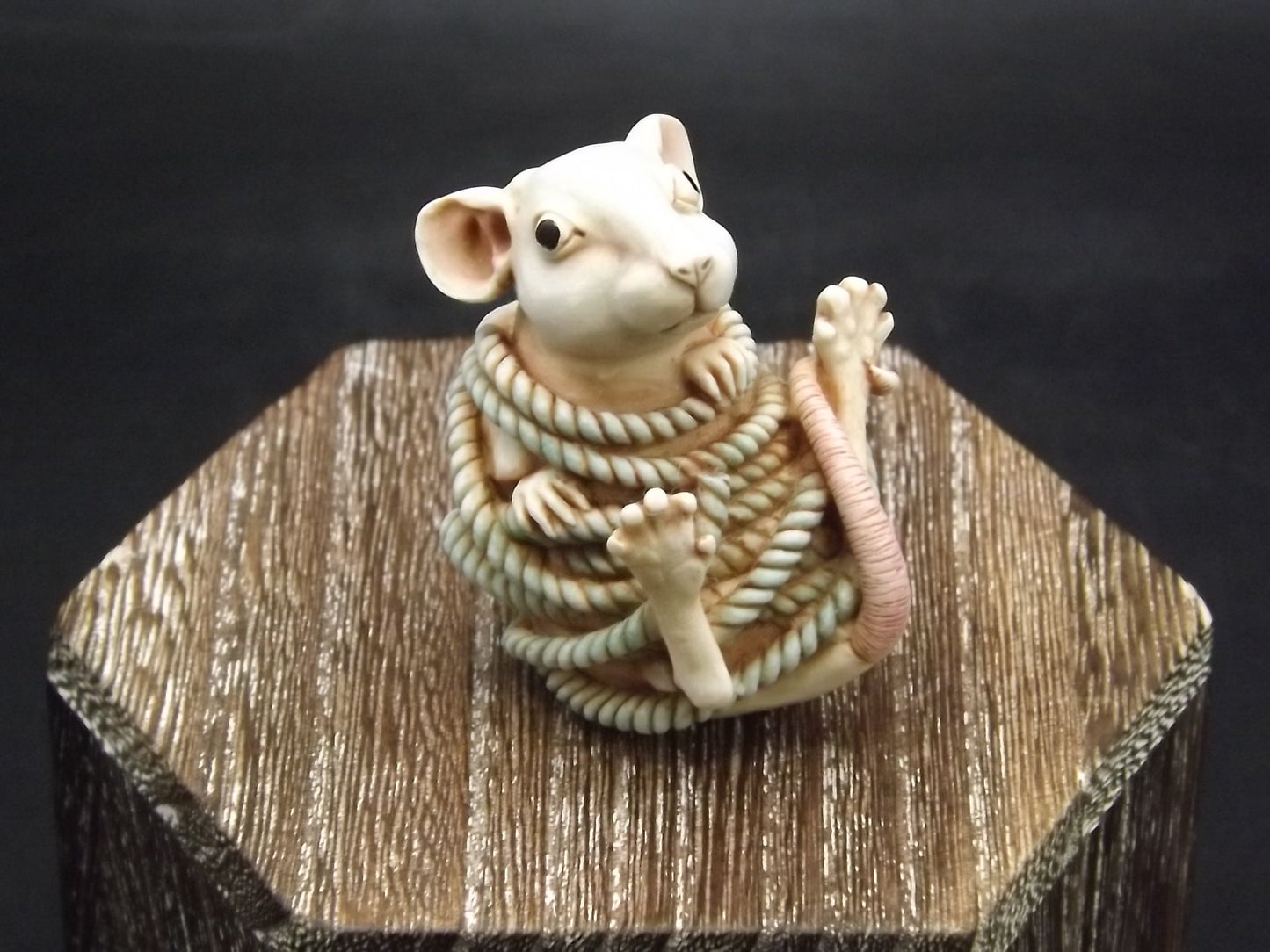 Harmony Kingdom Forever Tied Mouse Figurine - Limited Edition