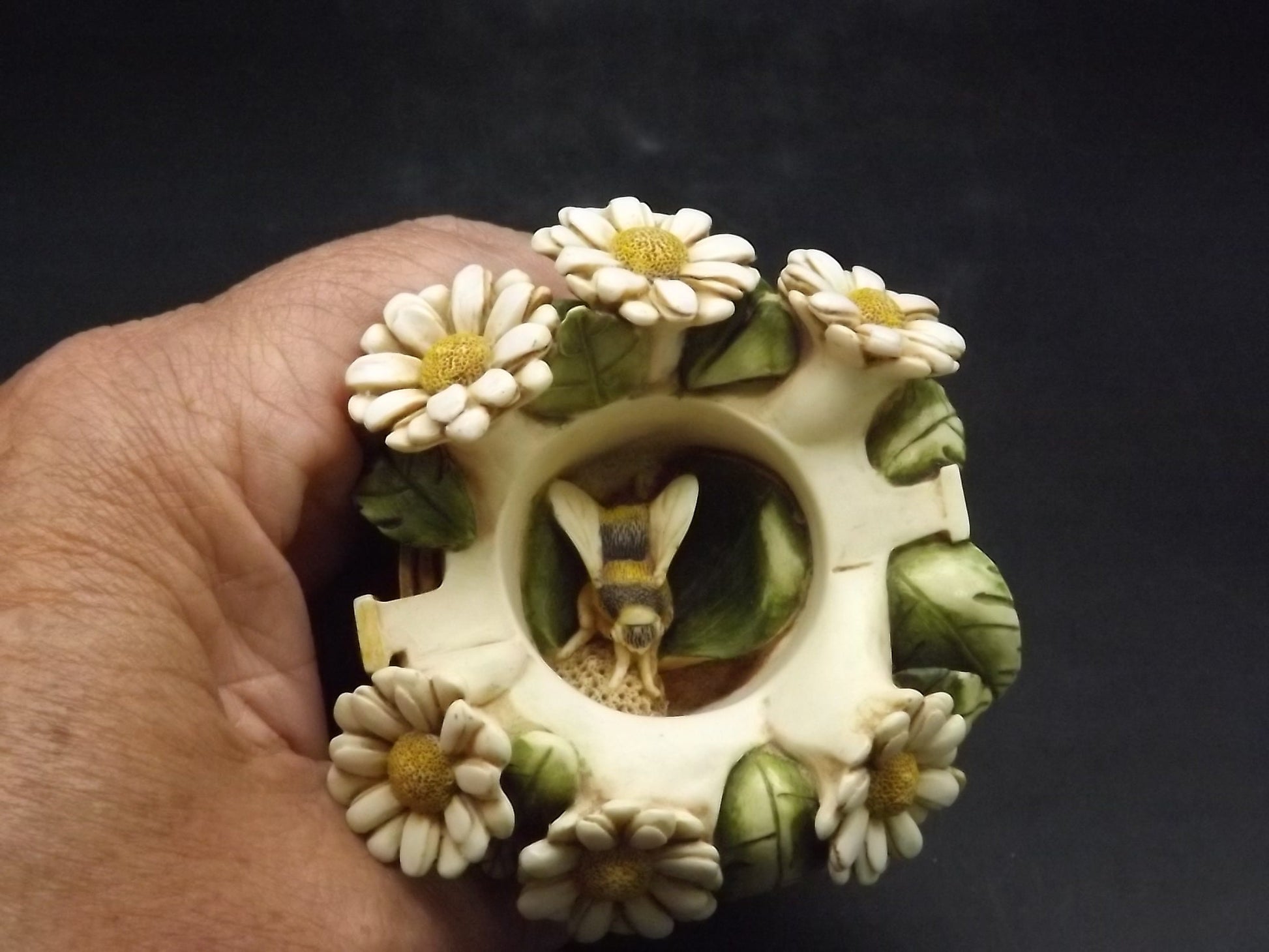 Harmony Kingdom Daisy Basket Figurine: Longaberger Exclusive, Limited Edition