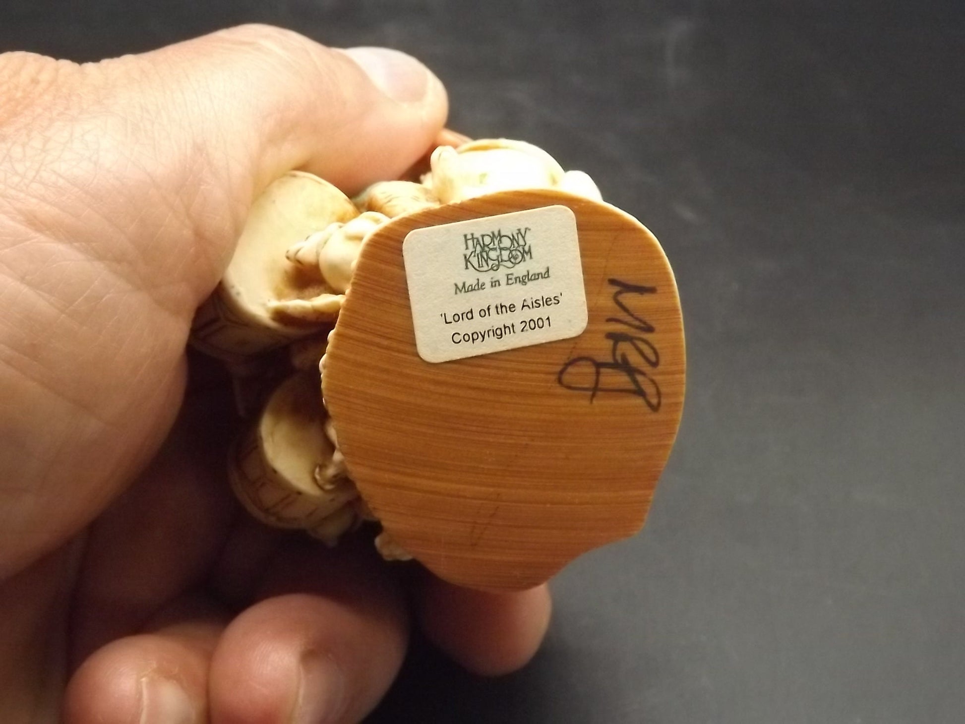 Harmony Kingdom "Lord of the Aisles" Jest Figurine TJICE02 with original box. Excellent condition. Artist Signed