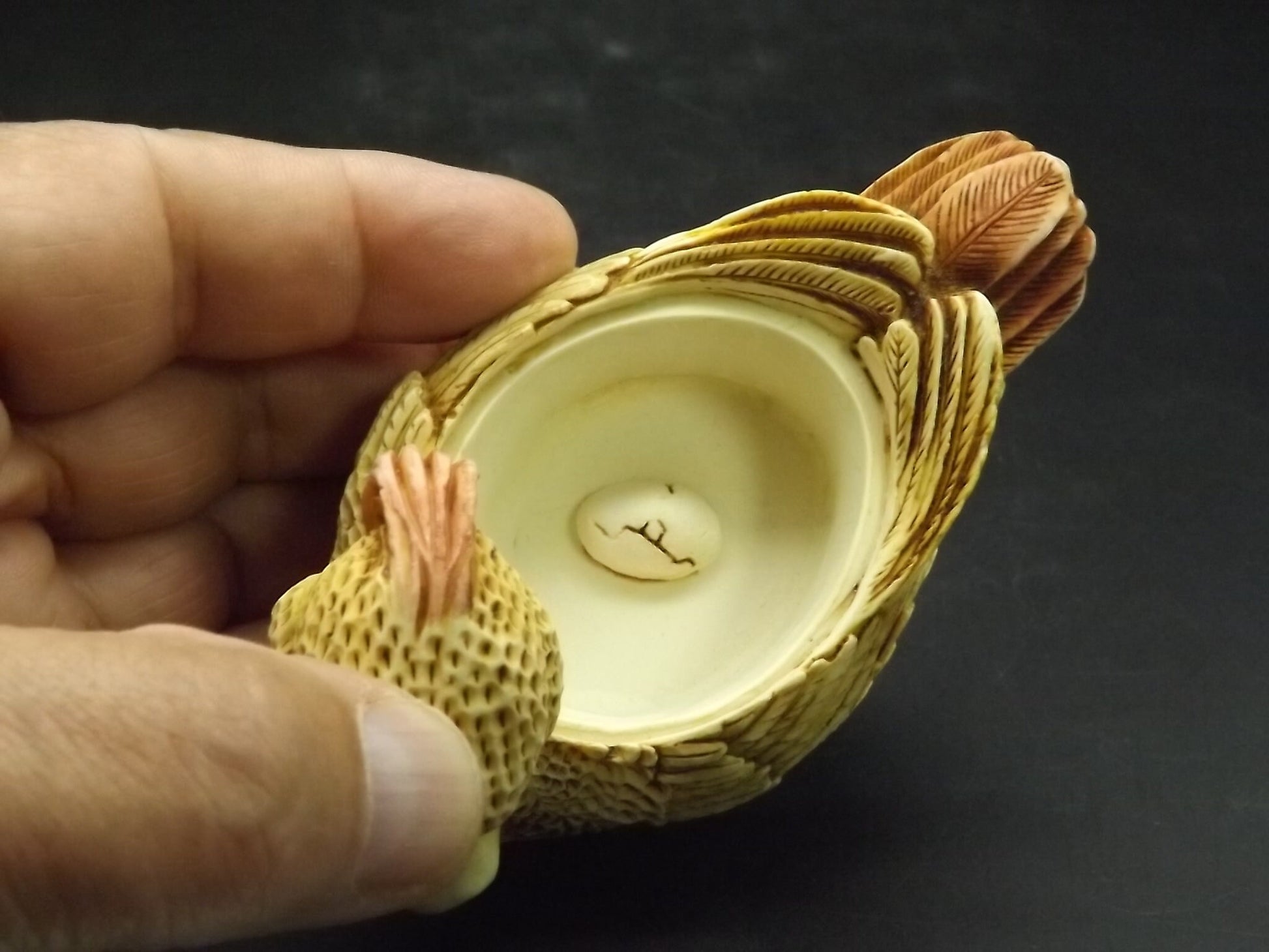 Retired 1990 Harmony Kingdom Duck Figurine: Quiet Waters Treasure Jest