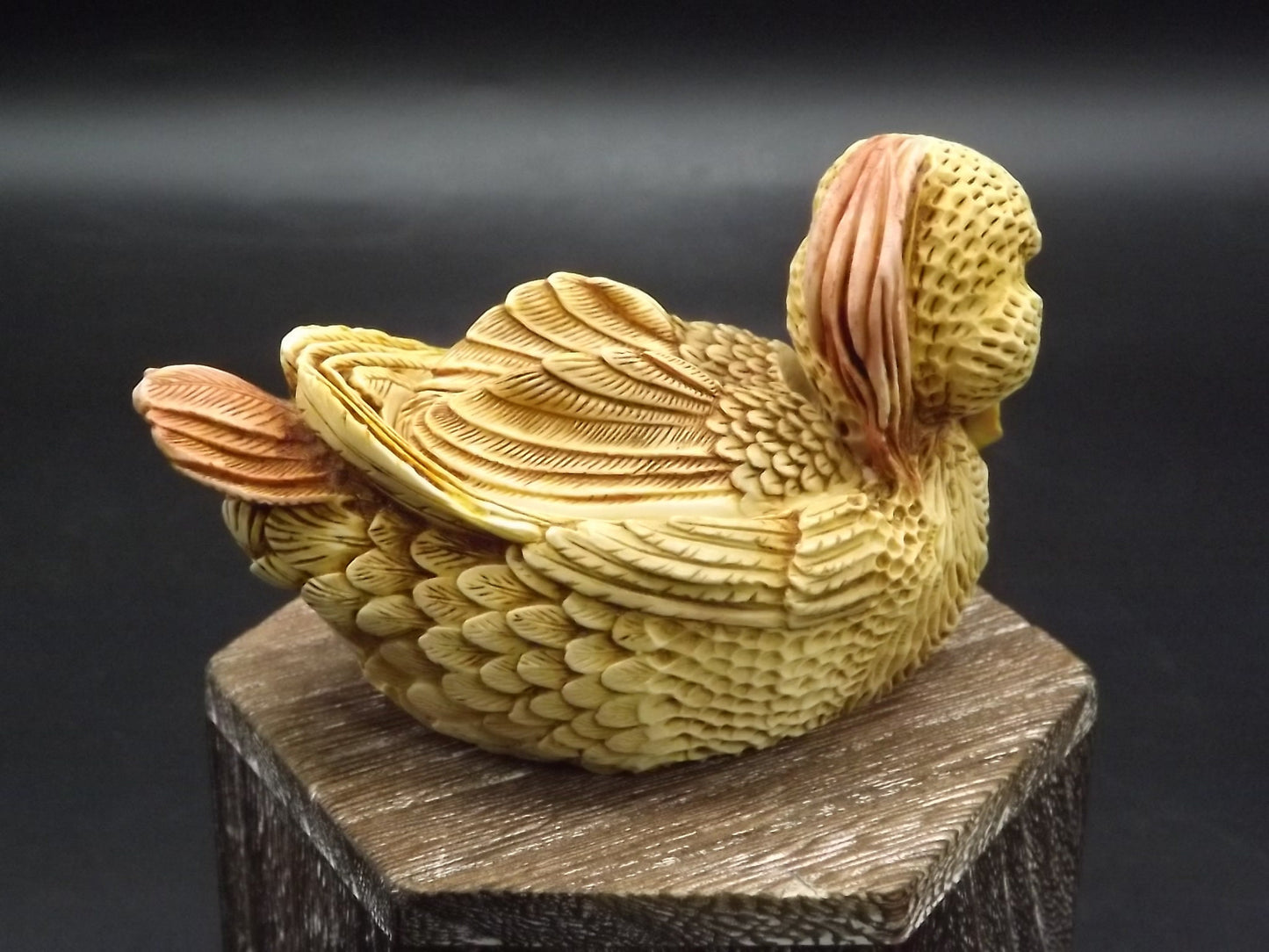 Retired 1990 Harmony Kingdom Duck Figurine: Quiet Waters Treasure Jest