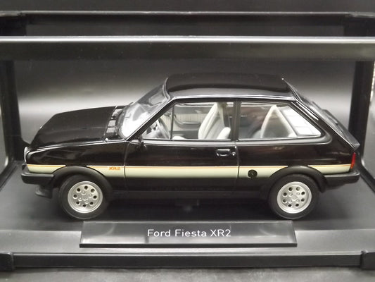Vintage Norev Mint 1981 Black Ford Fiesta XR2 Metal Model in original box. Never displayed Exceptional condition. 1:18 scale.