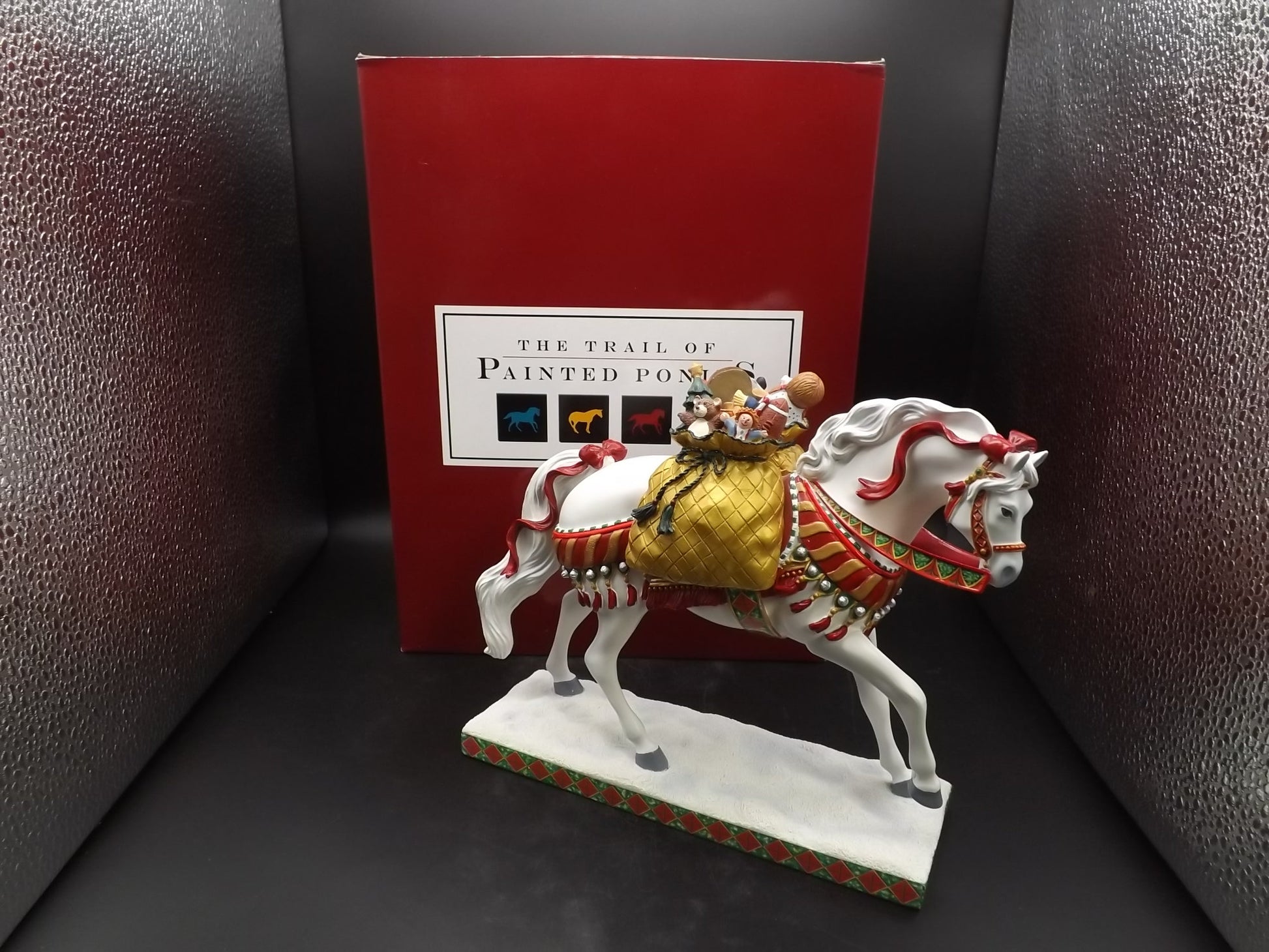 Vintage Trail of Painted Ponies Figurine: Polar Express Edition, with Box