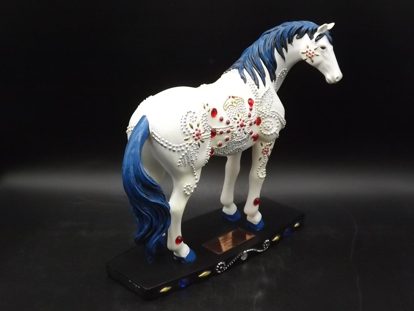 Westland Rhinestone Horse Figurine: Limited Edition Thoroughbred Collectible