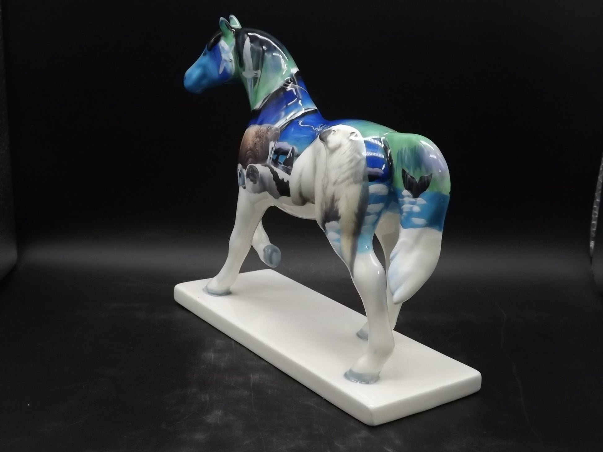 Vintage Trail of Painted Ponies "Northern Lights" Porcelain Figurine