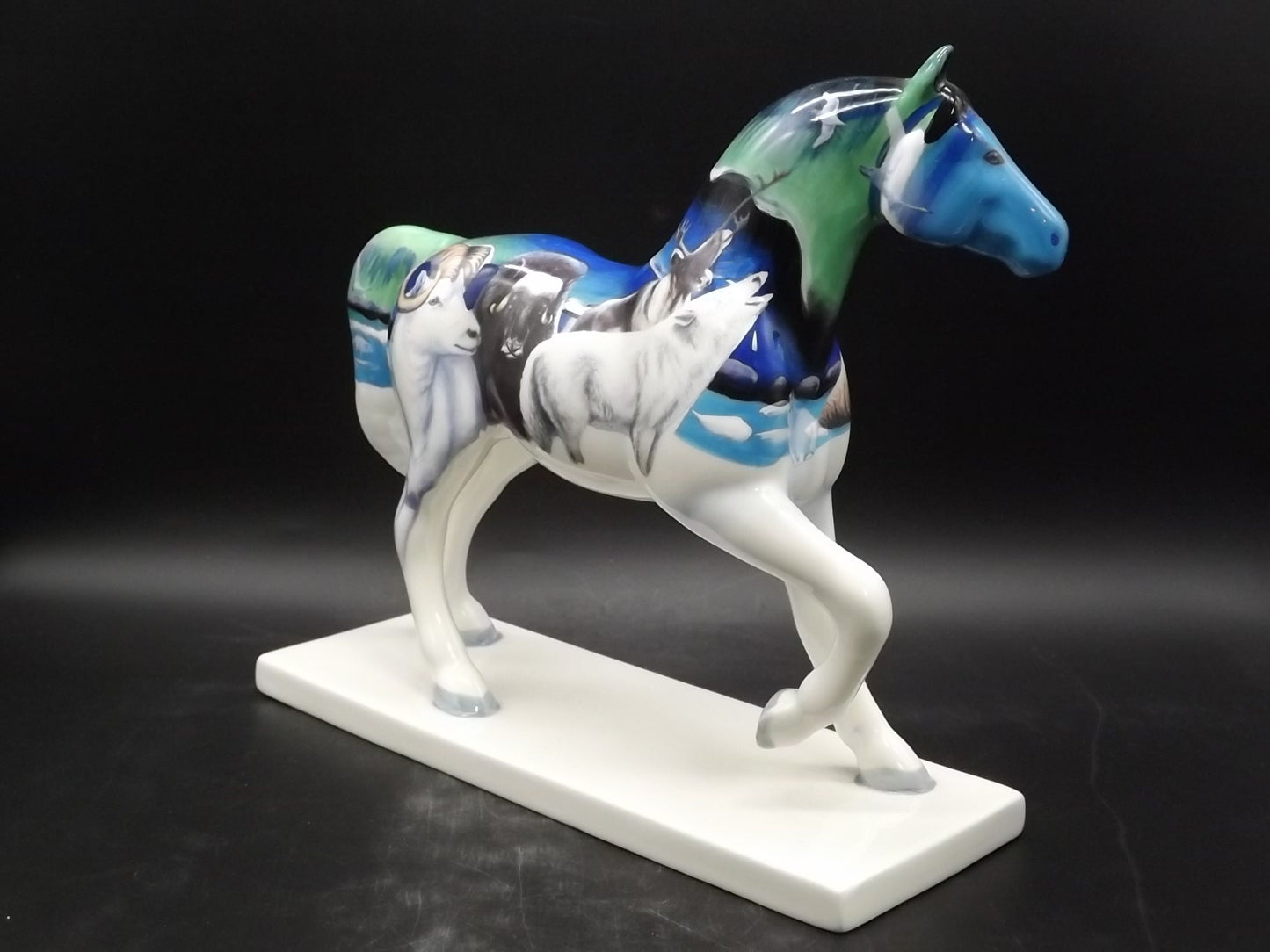 Vintage Trail of Painted Ponies "Northern Lights" Porcelain Figurine
