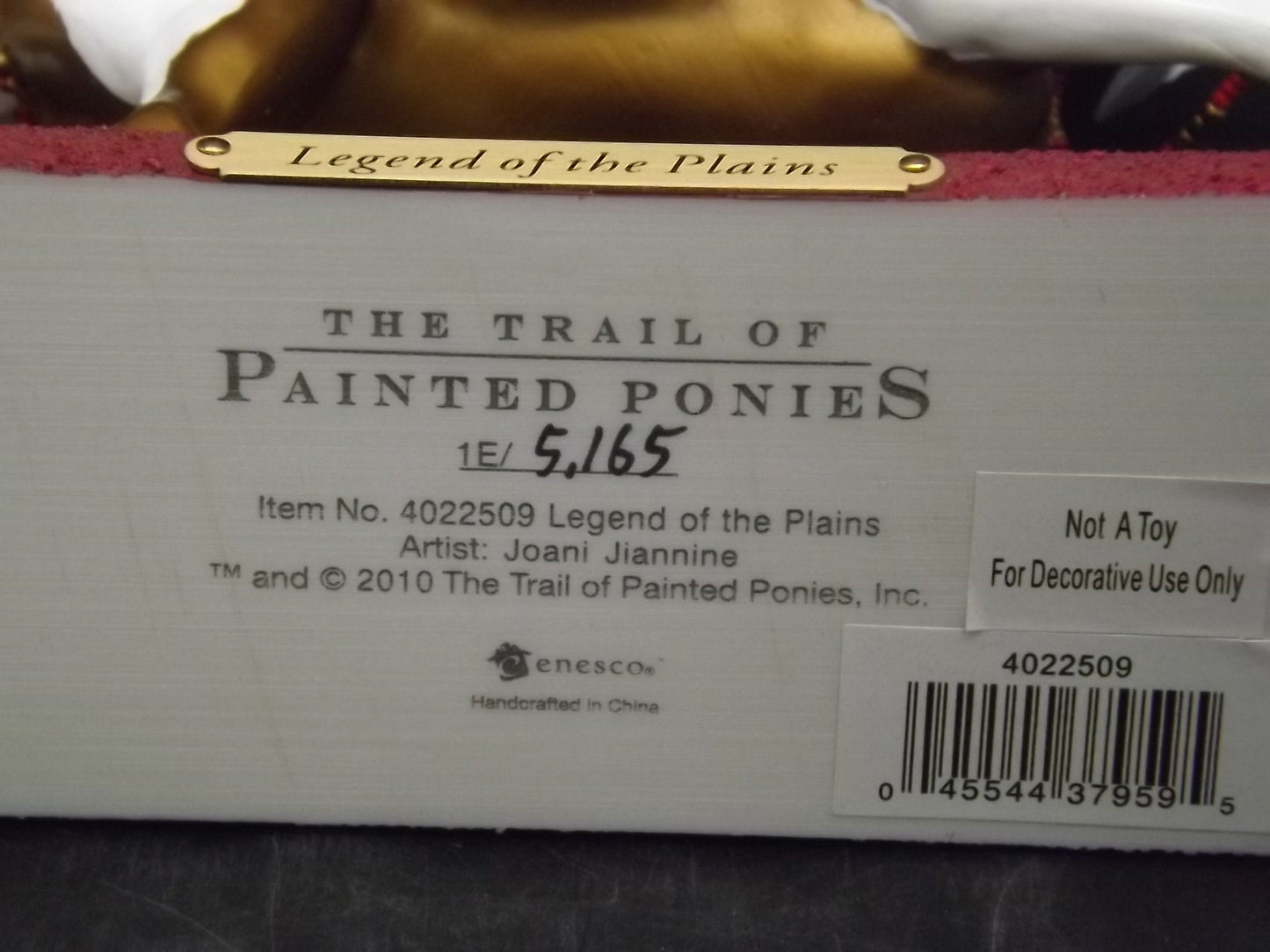 Vintage Trail of Painted Ponies Figurine: Legend of the Plains, Edition 1E/5165 (with Box & COA)