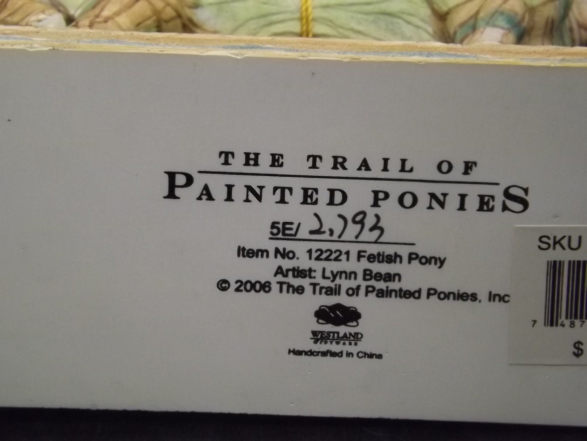 Vintage Trail of Painted Ponies "Fetish Pony" Figurine with Box