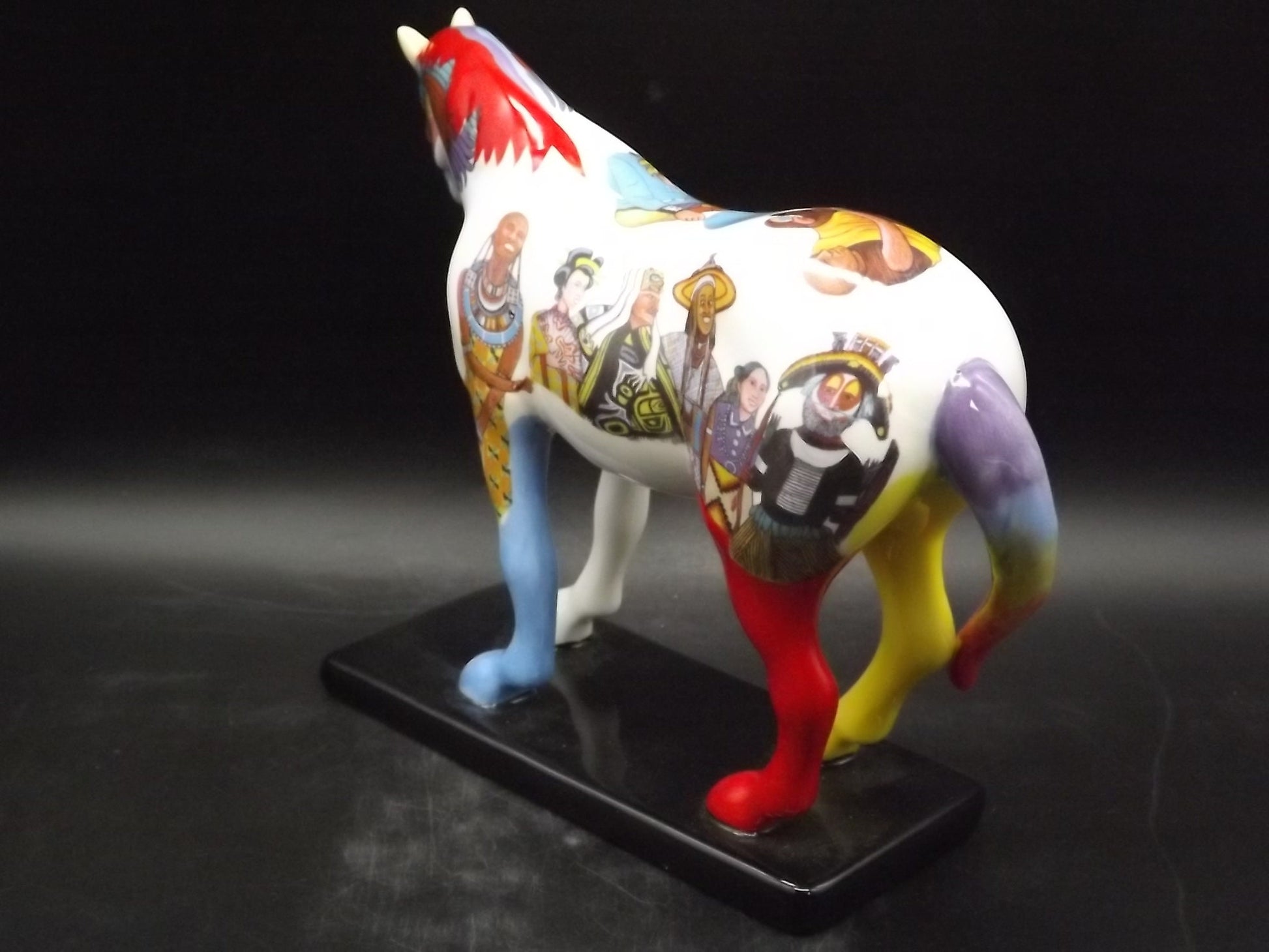 Native Peoples Trail of Painted Ponies Figurine: Westland Giftware Porcelain Horse