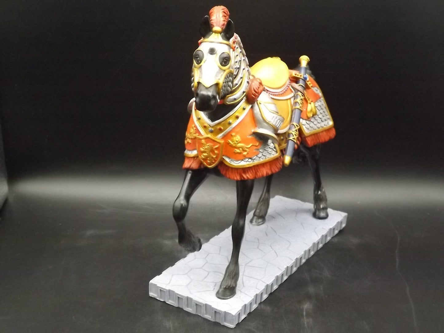 Vintage Trail of Painted Ponies "Super Charger" Figurine with Box