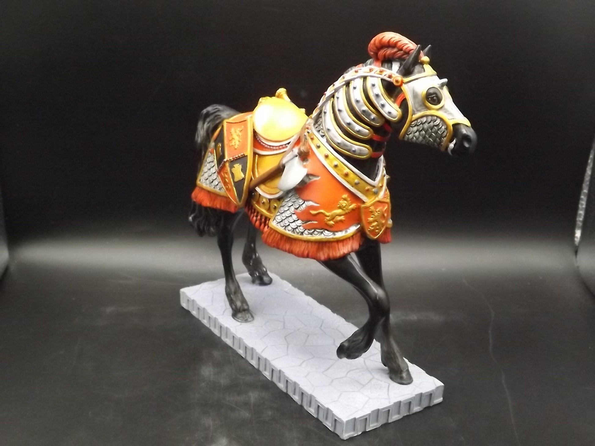 Vintage Trail of Painted Ponies "Super Charger" Figurine with Box