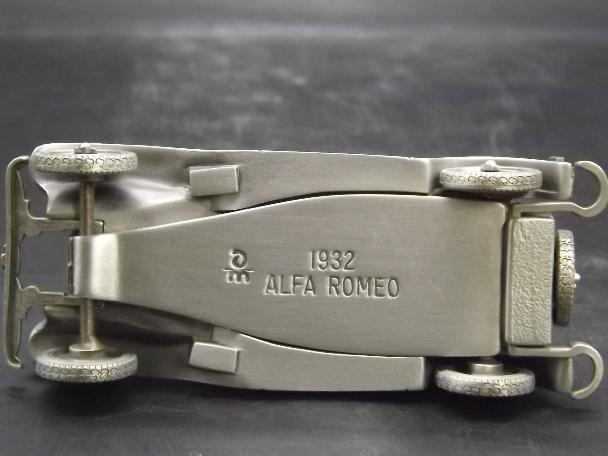 Danbury Mint 1932 Alpha Romeo Pewter Model Car