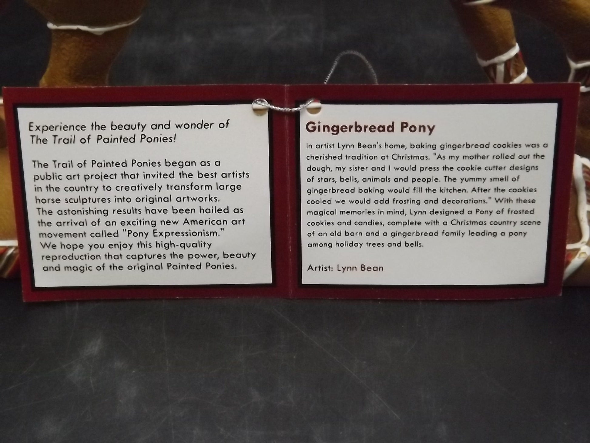 Vintage Trail of Painted Ponies "Gingerbread Pony" Figurine with Box & COA