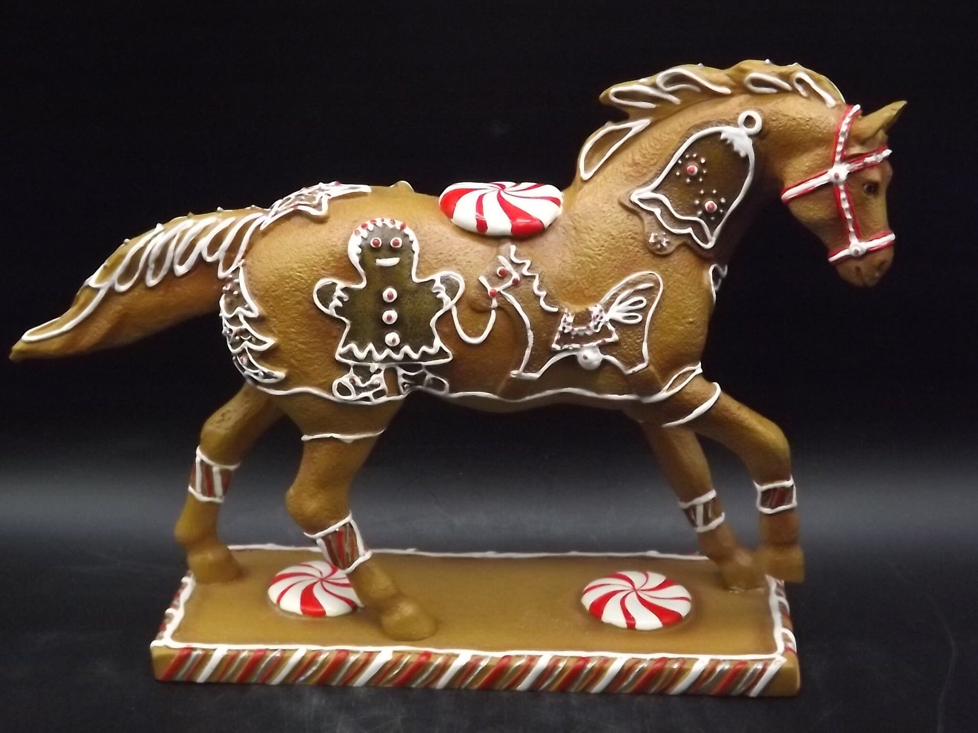 Vintage Trail of Painted Ponies "Gingerbread Pony" Figurine with Box & COA